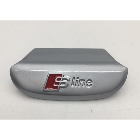 EMBLEMA VOLANTE AUDI SLINE ROJO