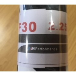VINILO LATERALES BMW PERFORMANCE NEGRAS