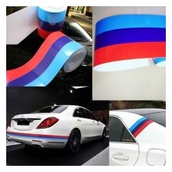 Vinilo banda BMW M tricolor