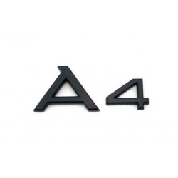 Emblema trasero audi letras a4 negra