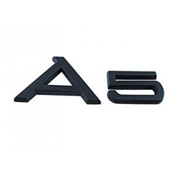 Emblema trasero audi letras a5 negra