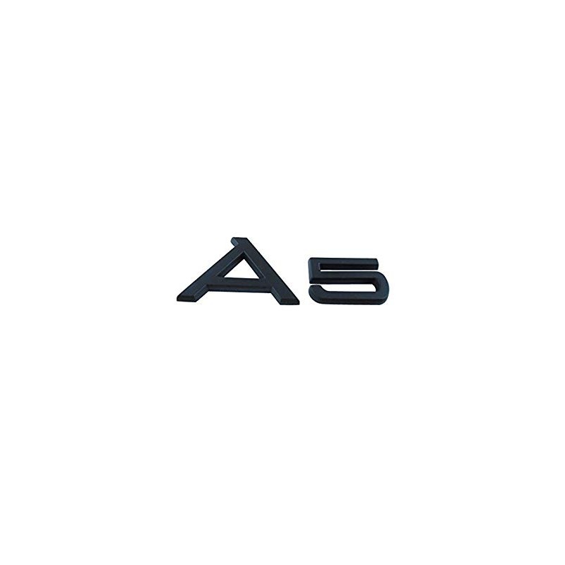 Emblema trasero audi letras a5 negra