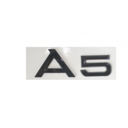 Emblema trasero audi letras a5 negra