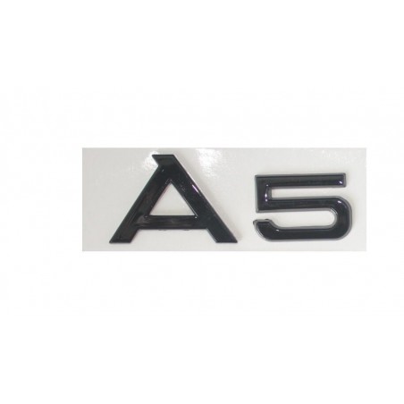 Emblema trasero audi letras a5 negra