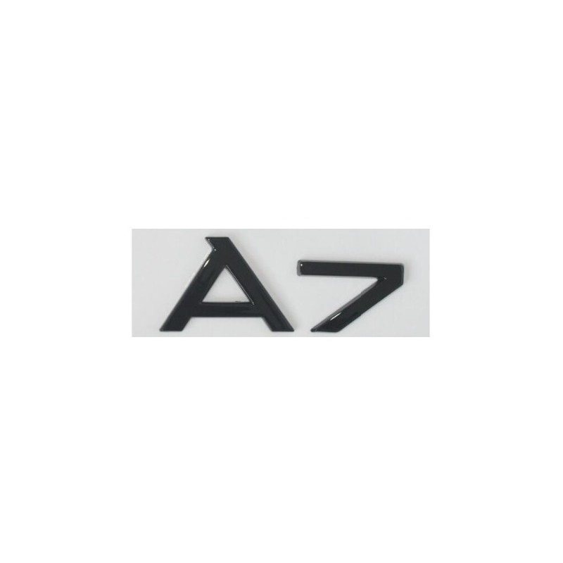Emblema Trasero AUDI Letras A7 Negras