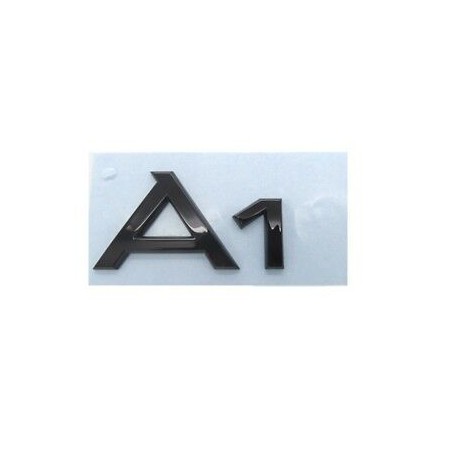 Emblema Trasero AUDI Letras A1 Negro