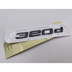 EMBLEMA TRASERO LETRAS BMW SERIE 3 320d NEGRAS