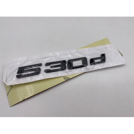 EMBLEMA TRASERO BMW SERIE 5 530d NEGRAS