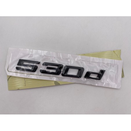 EMBLEMA TRASERO BMW SERIE 5 530d NEGRAS