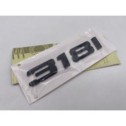 EMBLEMA TRASERO LETRAS BMW SERIE 3 318i NEGRAS