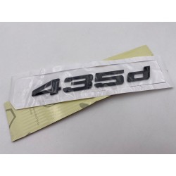 EMBLEMA TRASERO LETRAS BMW SERIE 4 435d NEGRAS