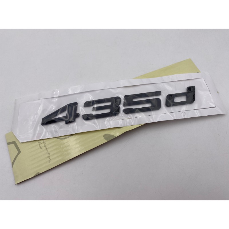 EMBLEMA TRASERO LETRAS BMW SERIE 4 435d NEGRAS