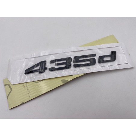 EMBLEMA TRASERO LETRAS BMW SERIE 4 435d NEGRAS