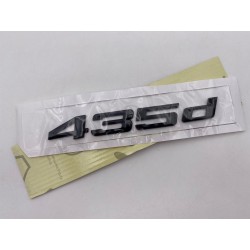 EMBLEMA TRASERO LETRAS BMW SERIE 4 435d NEGRAS