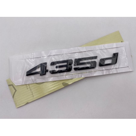 EMBLEMA TRASERO LETRAS BMW SERIE 4 435d NEGRAS