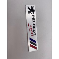 Placa aluminio Peugeot sport