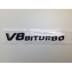 Letras mercedes v8 biturbo negras