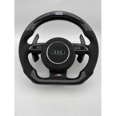 PERSONALIZACION VOLANTE DE CARBONO AUDI LED