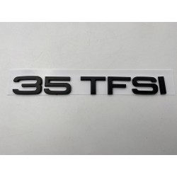 Emblema trasero audi 35 tfsi negro