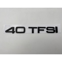 EMBLEMA TRASERO AUDI 40TFSI NEGRO