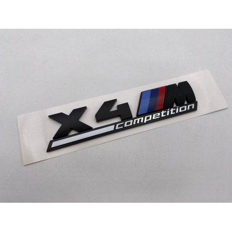 EMBLEMA TRASERO BMW X4 COMPETITION NEGRO