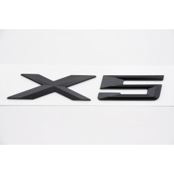 Emblema trasero BMW X5 Negro