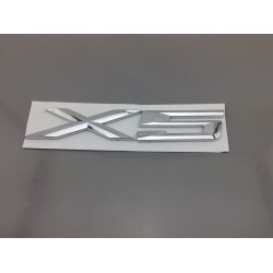 EMBLEMA TRASERO BMW X5 PLATA CROMADO