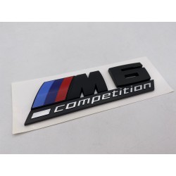 EMBLEMA TRASERO BMW M6 COMPETITION NEGRO