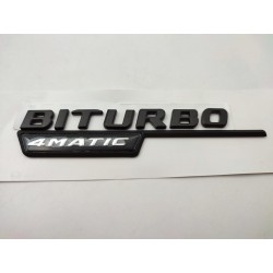 Emblemas laterales Mercedes-Benz biturbo 4matic