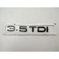 Emblema Trasero AUDI 3.5 TDI Negro