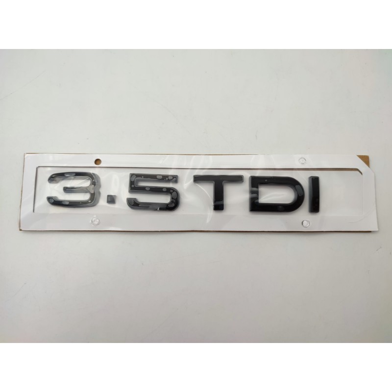 Emblema Trasero AUDI 3.5 TDI Negro