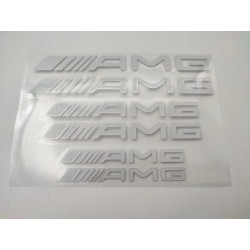 PEGATINAS PINZAS DE FRENO MERCEDES BENZ AMG BLANCO