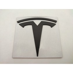 EMBLEMA TESLA NEGRO