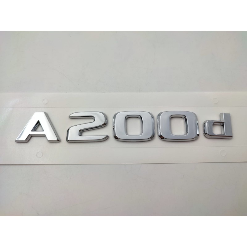 Emblemas Cromados "4MATIC" Para Mercedes - Adhesivos, Plástico ABS, Plata Brillante