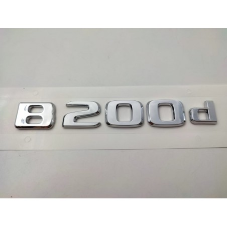 NUEVO EMBLEMA LETRAS MERCEDES BENZ CLASE B B200d CROMADAS