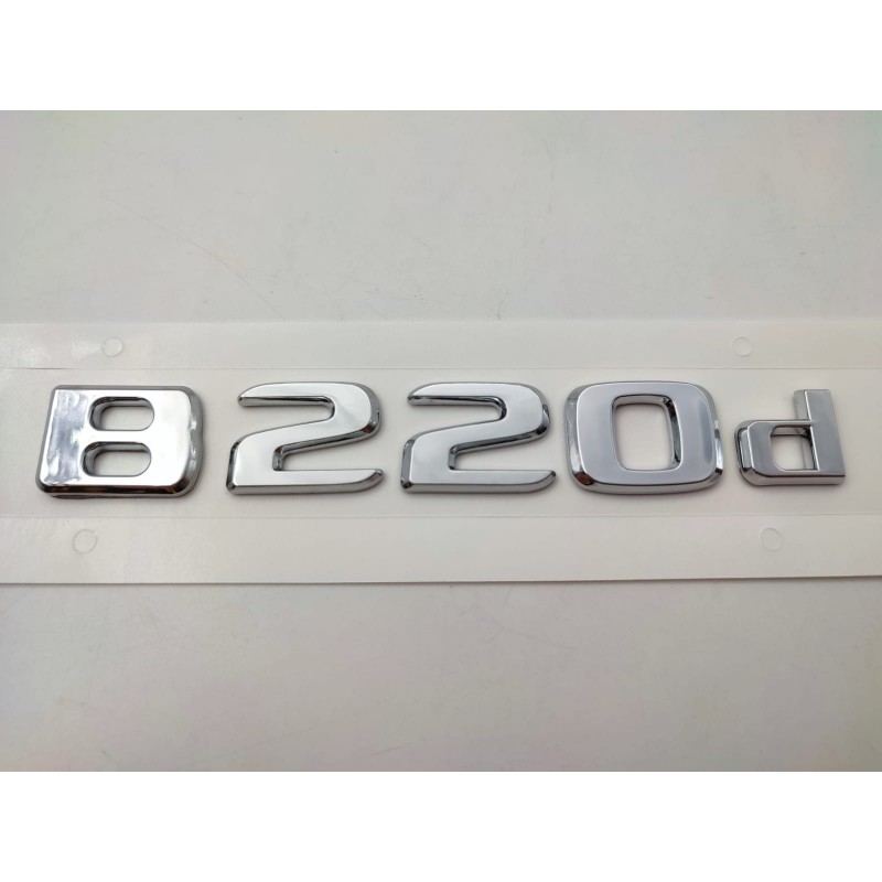 New emblema letras mercedes benz clase b b220d