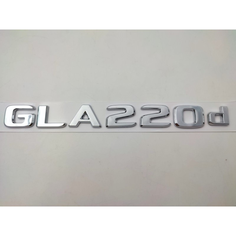 NUEVO EMBLEMA LETRAS MERCEDES BENZ CLASE GLA GLA220d CROMADAS
