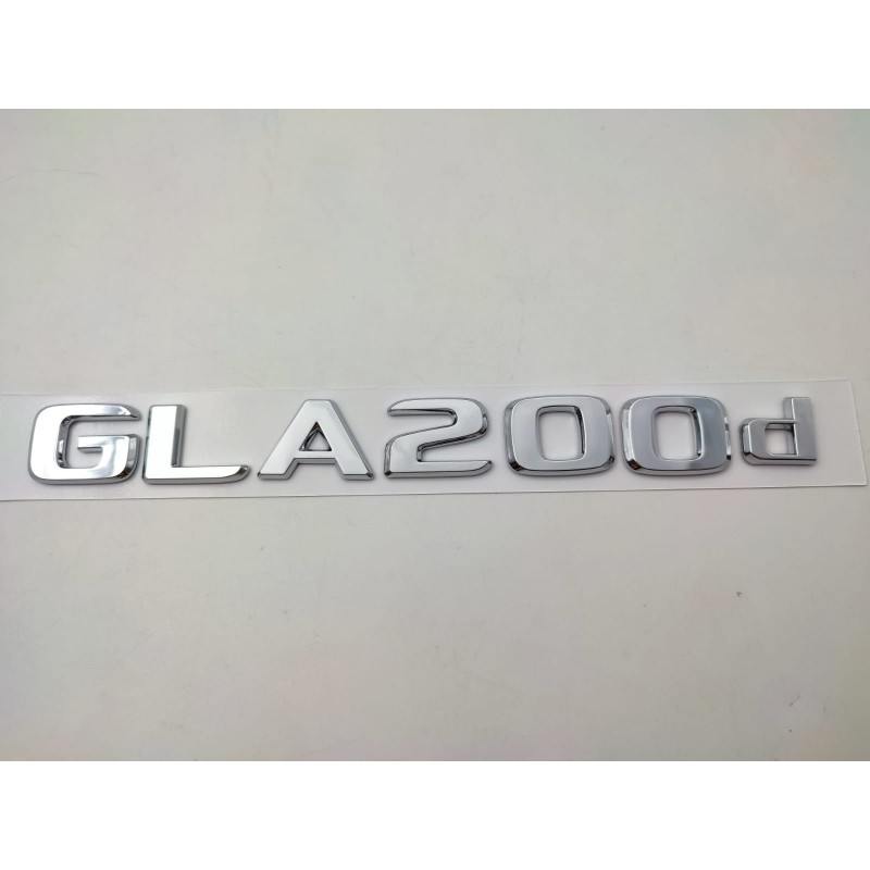 NUEVO EMBLEMA LETRAS MERCEDES BENZ CLASE GLA GLA200d CROMADAS