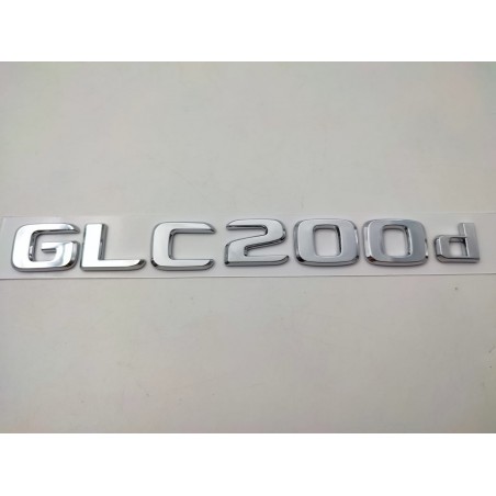 NUEVO EMBLEMA LETRAS MERCEDES BENZ CLASE GLC GLC200d CROMADAS