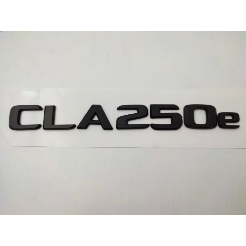 NUEVO EMBLEMA LETRAS MERCEDES BENZ CLASE CLA CLA250e NEGRAS