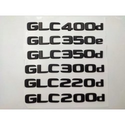 New emblema letras mercedes benz clase glc glc200d negro