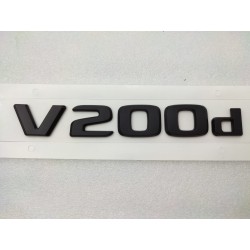 NUEVO EMBLEMA LETRAS MERCEDES BENZ CLASE V V200d NEGRAS