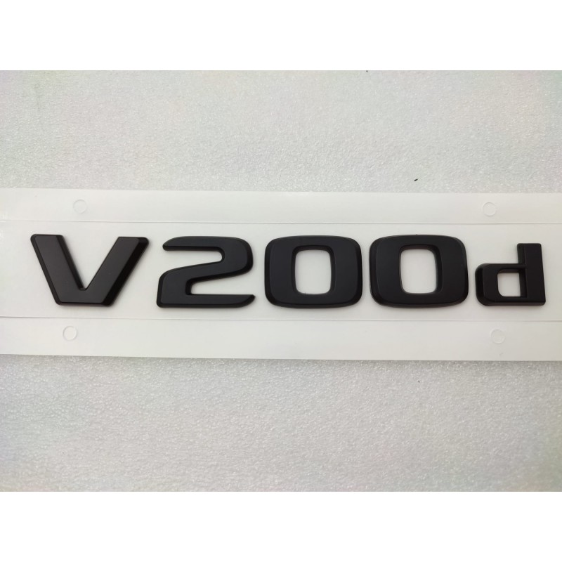 NUEVO EMBLEMA LETRAS MERCEDES BENZ CLASE V V200d NEGRAS