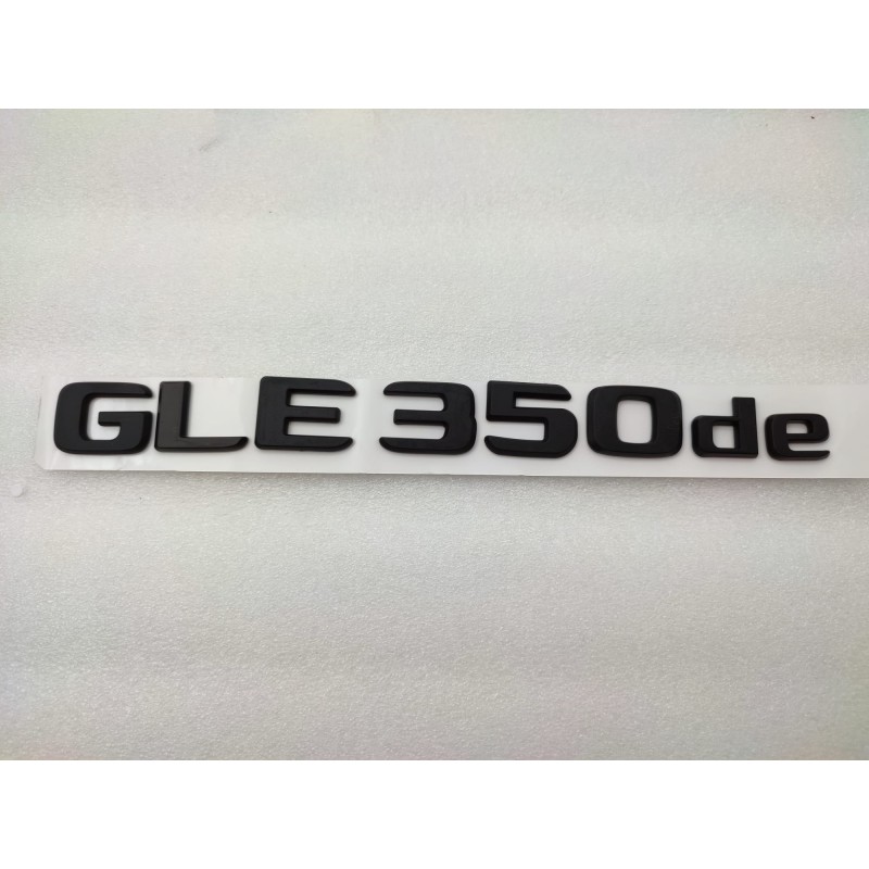 NUEVO EMBLEMA LETRAS MERCEDES BENZ CLASE GLE GLE350de NEGRAS