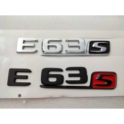 NUEVO EMBLEMA LETRAS MERCEDES BENZ CLASE E E63s NEGRAS