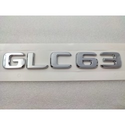 NUEVO EMBLEMA LETRAS MERCEDES BENZ CLASE GLC GLC63 CROMADAS