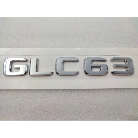 NUEVO EMBLEMA LETRAS MERCEDES BENZ CLASE GLC GLC63 CROMADAS