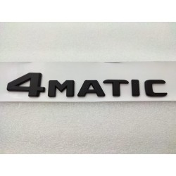 New emblema trasero letras 4matic mercedes negras