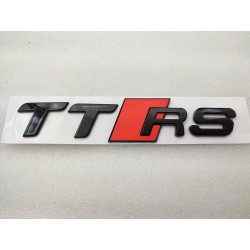 Emblema trasero audi ttrs negro