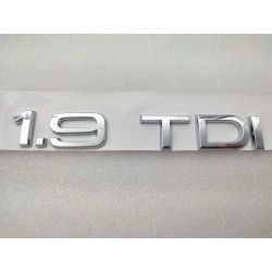 Emblema trasero audi 1.9 tdi cromado